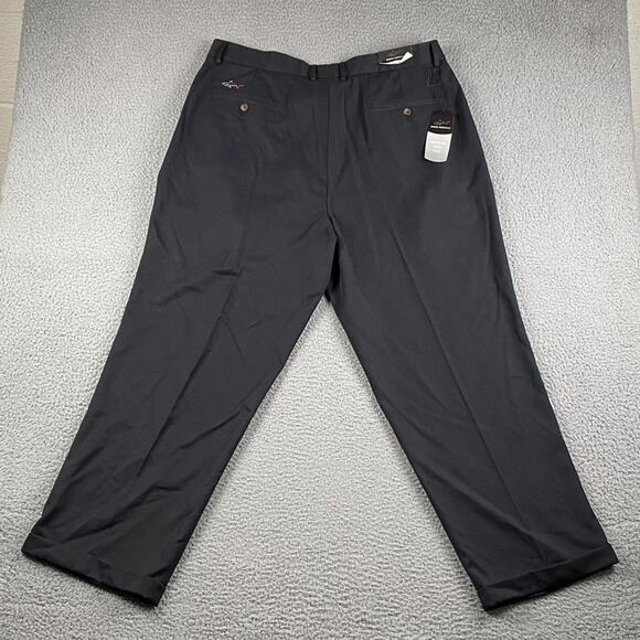 Greg Norman Luxe Performance Trouser Pants Men's 40x30 Black New - Picture 8 of 13